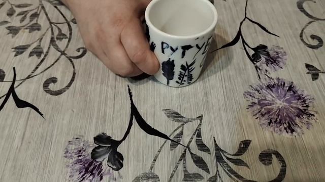 ХУДОЖНИК ПО СТАКАНАМ ЧТО ЖЕ Я НАРИСОВАЛ НА ГЖЕЛИ