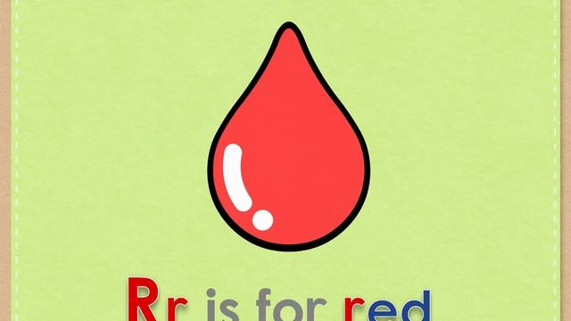 Letter Rr ABC book