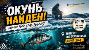 🎣 Окунь найден! Полосатый спас рыбалку 😄 | Братское море, залив Зяба (пос Сухой, Братск)