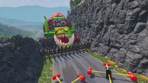 МОЛНИЯ МАКВИН ПРОТИВ ГИГАНТСКОГО МОНСТРА 😱 Крушение Машин и Полиция в BeamNG Drive