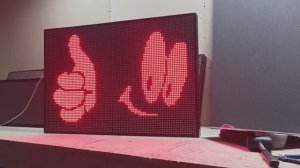 Бегущая строка 99х67 см красного свечения Wi-Fi