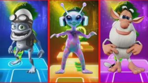 🐸 КРЕЙЗИ ФРОГ против БУБЫ и ИНОПЛАНЕТЯНИНА! 👽 Плитки Музыки ЭДМ Раш 🔥 Музыкальный Баттл