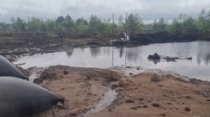 Испытания водомёта для добыча торфа, сапропеля, чернозема, песка,тушения пожаров,Botsman M,земснаряд