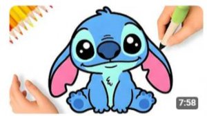 КАК ПРОСТО НАРИСОВАТЬ СТИЧА 😊💙