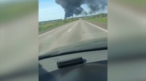 В Башкирии загорелся нефтяной резервуар, есть пострадавшие