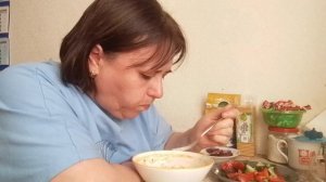 Мукбанг. Вкусный ужин.