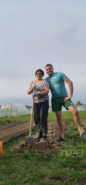 на картошке ))))