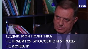 Додик заявил ТАСС, что его политика не нравится Брюсселю