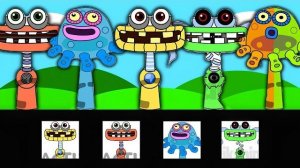 ИНКРЕДИБОКС СПРУНКИ OC: ВСЕ Wubbox (ИЗ My Singing Monsters) — ФАЗЫ 1–3