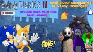 THIS GAME IS SO MUCH FUN?! | Slendytubbies 3(Multiplayer Gameplay)#5: Very Easy Challenges!!