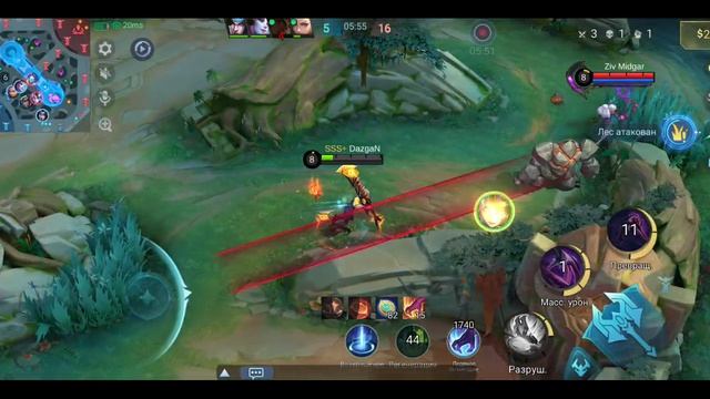 Mobile Legends: Bang Bang - Моя игра Рейтинговый Ханзо