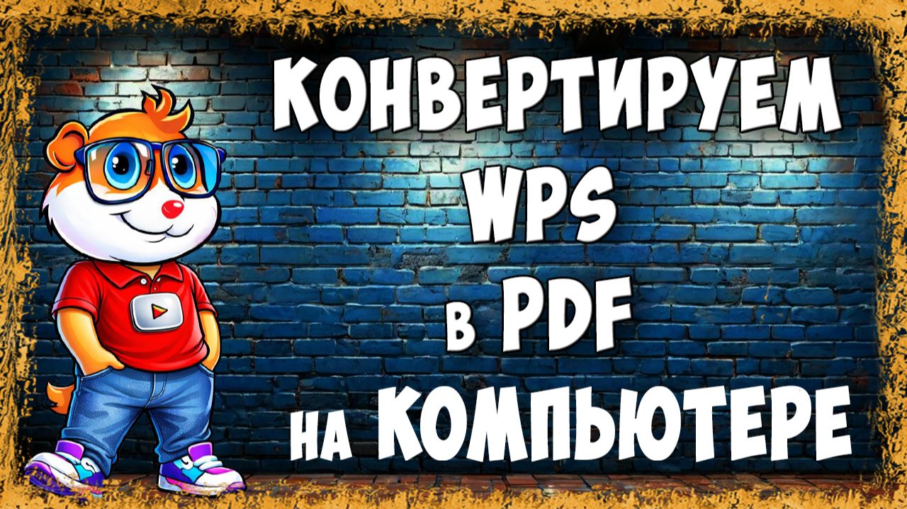 Как Преобразовать WPS в PDF на Компьютере - Конвертируем Без Программ и Регистрации