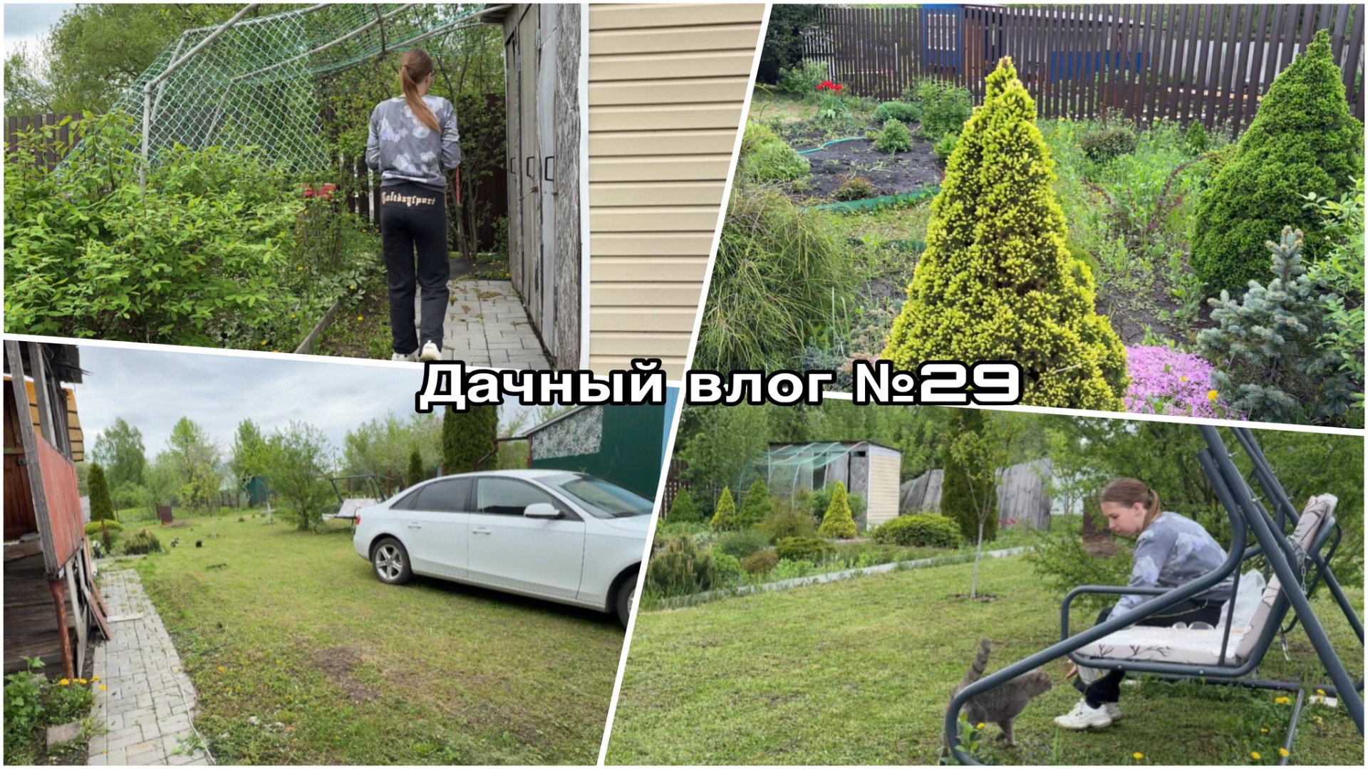 Дачный влог №29 🍓 Пришлось снова косить | Хочу сделать дорожки