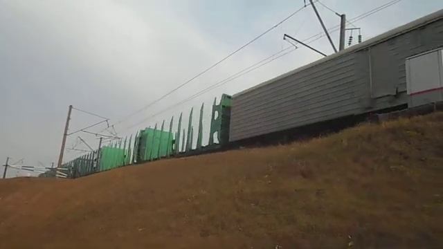 ВЛ80с-027 с грузовым поездом, ноябрь 2020 года смотреть онлайн