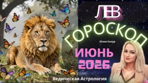 Лев ♌ - гороскоп на Июнь 2026 года. От Юлии Капур