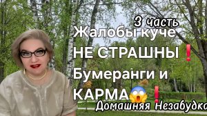 3 часть. Жалобы куче НЕ СТРАШНЫ❗️Бумеранги и карма😱❗️
