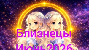 Близнецы  ♊ июнь 2026года. Гороскоп и расклад таро 🔮