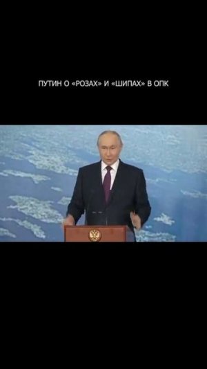 💥 Путин о «розах» и «шипах» в ОПК