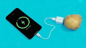 Как получить бесплатное электричество из картофеля! Легко зарядите телефон!