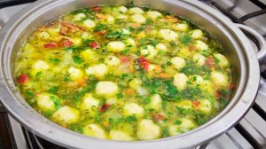 СУП С КЛЁЦКАМИ