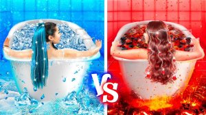 Девушка огонь против девушки воды! Холодная или горячая девушка!