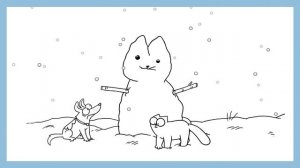 This Cat is Snowed Under! Caturday Film Club