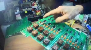 Золото от электроных плат с АТС
