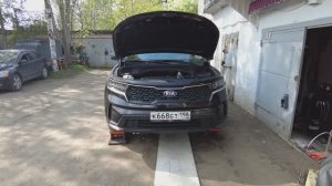 Kia Sorento IV 2.5 MPI 2021 г G4KM Полная аппаратная замена масла в АКПП A6MF2 с присадкой ArmActiv