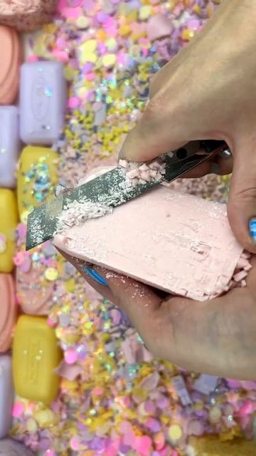🧼 АСМР Мыло | Коробки с крахмалом + хруст + глиттер