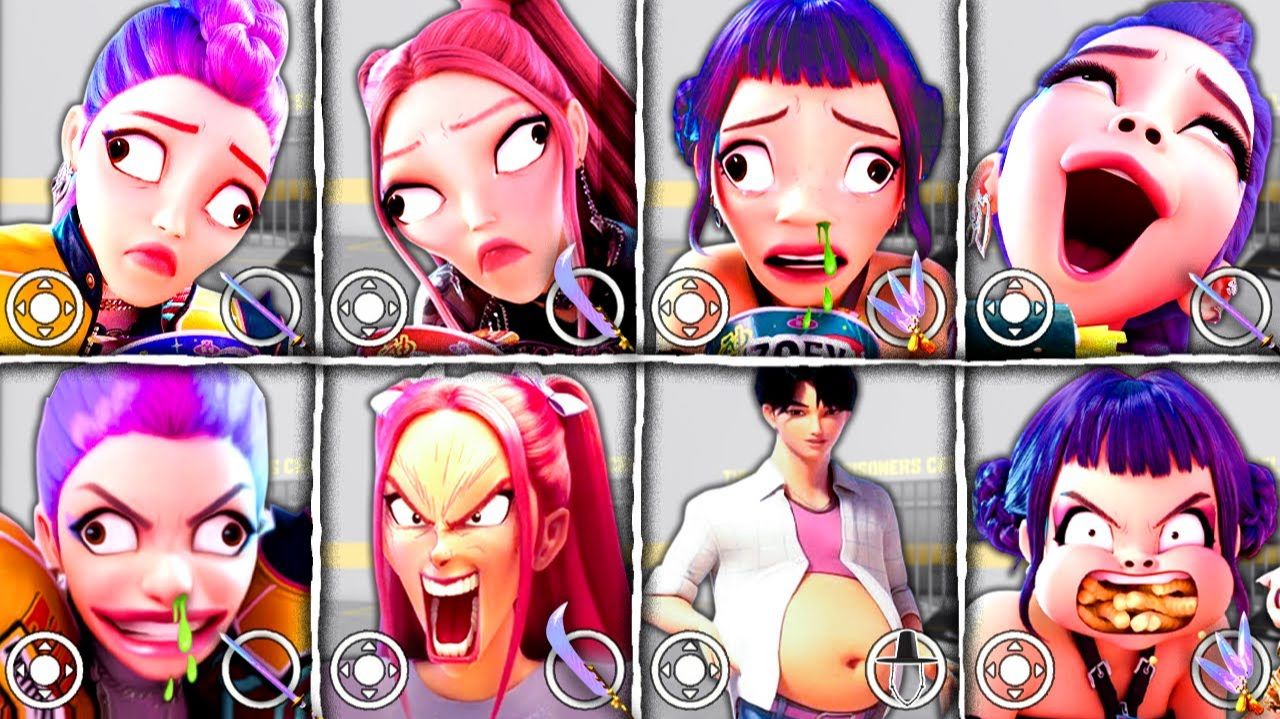 1000000 самых глупых сцен - Что, если я стану мемом KPOP DEMON HUNTERS в ПОБЕГ ИЗ ТЮРЬМЫ БАРРИ