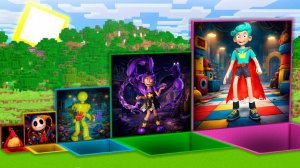 Что внутри ям Poppy Playtime Глава 6 Рори Редкейп и Лили Лавбрейдс в Майнкрафте
