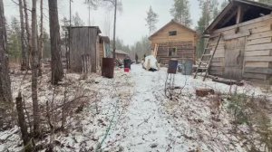 ХОРОМЫ МОИХ ДЯДЕК/ ЗАГОТОВКА ДРОВ/  ОХОТА НА УТОК/ НОВАЯ МОТОСОБАКА У ДЯДЕК/ ВЫПУСК 36