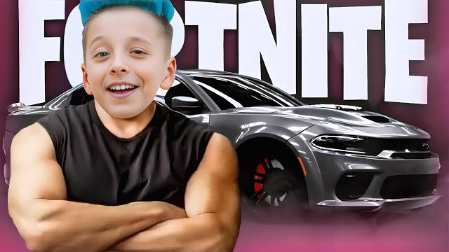 НОВАЯ ТАЧКА ДАВИДА в Fortnite - Dodge Charger Hellcat