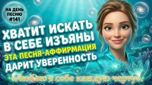 НА ДЕНЬ ПЕСНЮ #141 | ВОЛШЕБНАЯ ПЕСНЯ-АФФИРМАЦИЯ ПОЛНОГО ПРИНЯТИЯ | «Люблю в себе каждую черту»