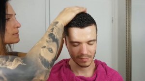 ASMR Deeply Relaxing Head & Scalp Oil Massage