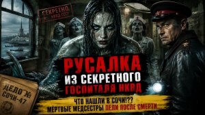 Русалка из секретного госпиталя НКВД… Что нашли в Сочи!? Мёртвые медсестры ПЕЛИ после смерти.