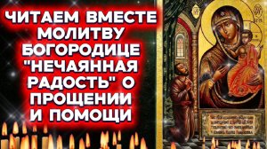 Читаем вместе сильную молитву Богородице Нечаянная Радость о прщении и помощи Православный щит