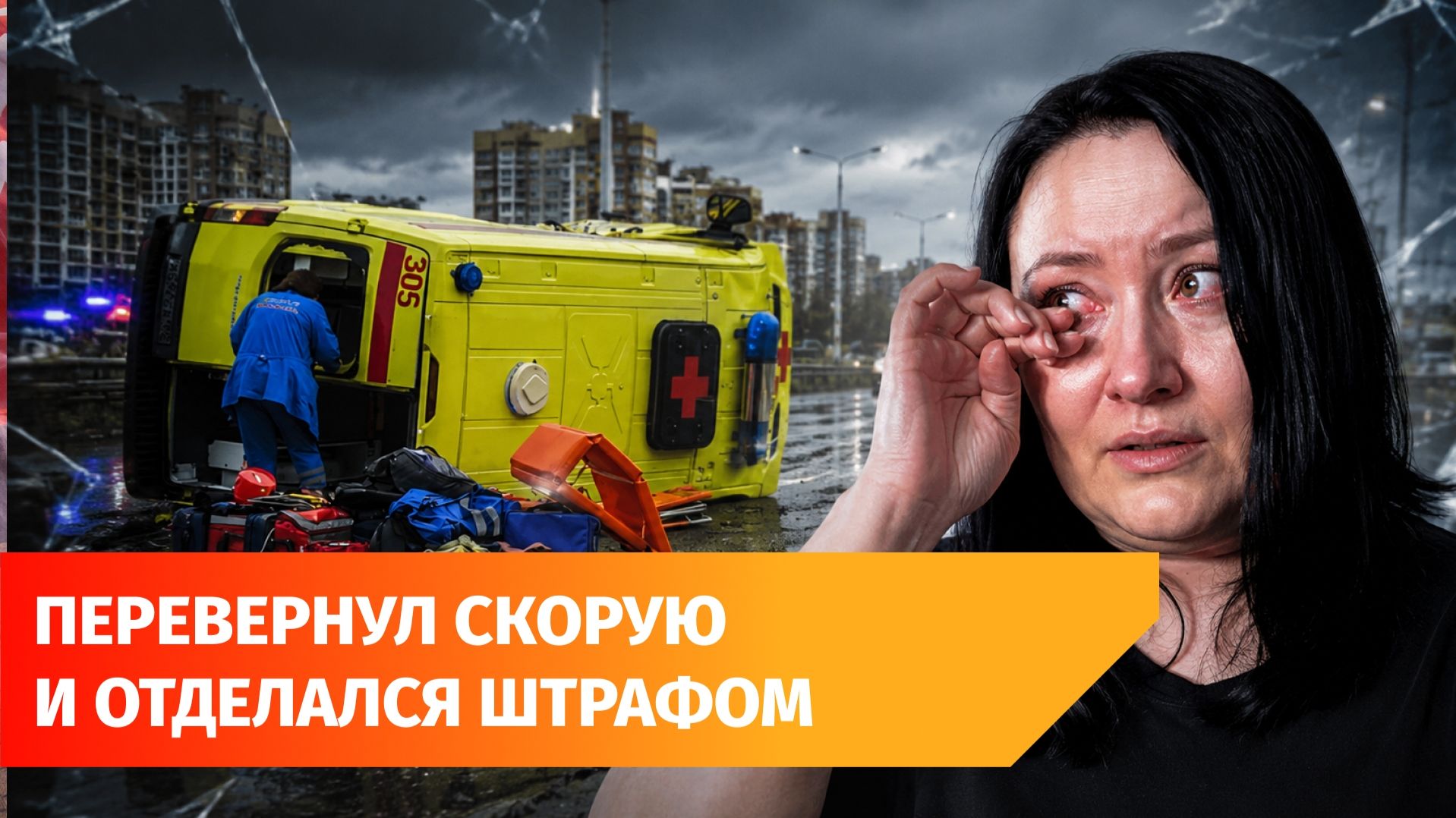 Уфимку на скорой протаранил внедорожник. Она получила травмы, но ей выплатили всего 250 рублей