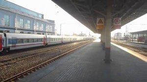 Отправление поезда «Стриж» со ст. «Н. Новгород-Московский», октябрь 2021 года