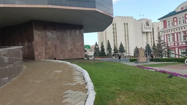 Саранск. Собор Ушакова. Вечный огонь. Техника.