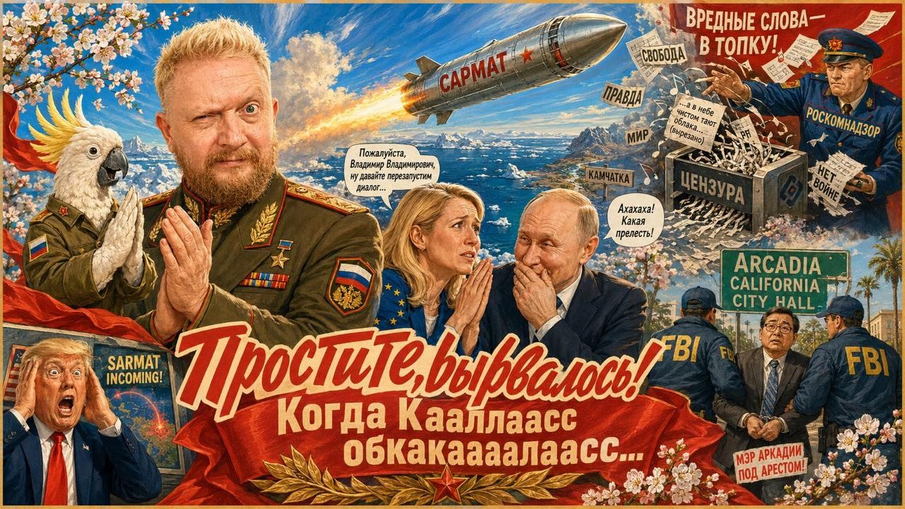 "Простите, вырвалось!" №411|Про "переговорщицу" Кайю Каллас, про песни, из которых РКН выкинет слова