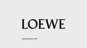Показ женской коллекции Loewe весна-лето 2019