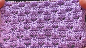 🧶ИНТЕРЕСНЫЙЙ РЕЛЬЕФНО-АЖУРНЫЙ УЗОР🧡