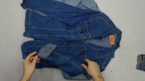 43716 Куртки джинсовые брендовые винтаж, 1пак, giubboti jeans firmato, секонд (vintage/extra) оптом