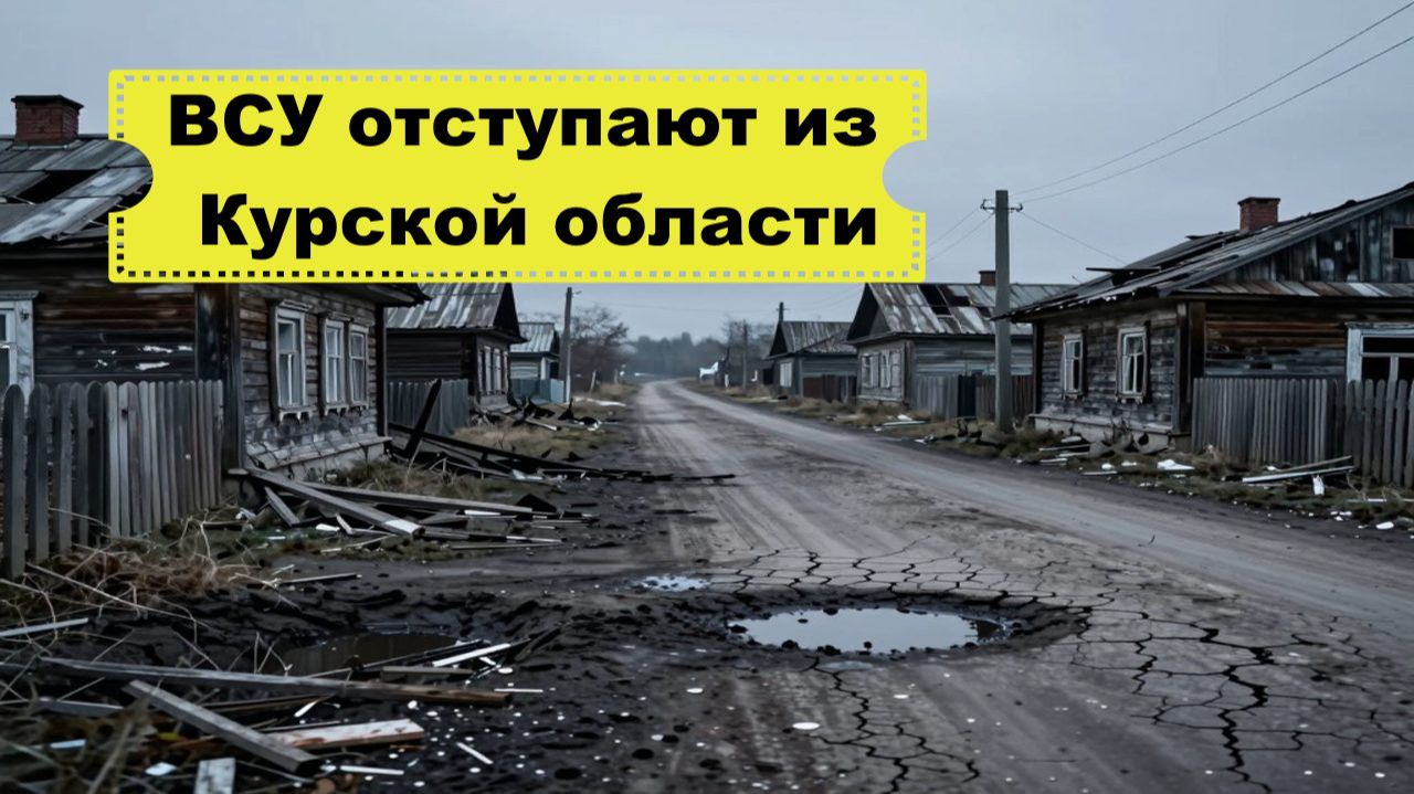 ВСУ отступают из Курской области. Ситуация в Курской области на фронте и в тылу. Щигры. смотреть онлайн