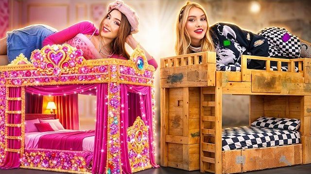 Мейковер Комнаты Моей Мечты! Лакшери vs Дешевое Украшение Комнаты