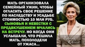 Мать решила поделить наследство и усадьбу за 10 млн. Но когда сыновья услышали решение, остолбенели!