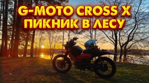 ПОЕХАЛА НА ПИКНИК В ЛЕС НА G-MOTO CROSS X