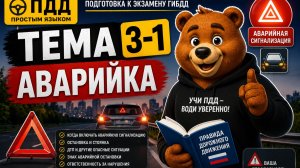 ПДД 3-1. Аварийная сигнализация и знак аварийной остановки | ПДД простым языком