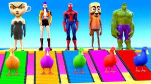 МУЛЬТИК ДЛЯ ДЕТЕЙ | Игра в длинную горку с коровой, слоном, Гориллой, Тигром. МУЛЬТИКИ ДЛЯ МАЛЫШЕЙ